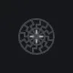 Animated Black Sun white custom crosshair