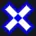 Blue X blue custom crosshair