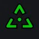 COD corsair green custom crosshair