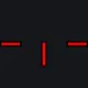 1 red custom crosshair