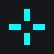 1 cyan custom crosshair