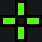 CS2 AIM green custom crosshair