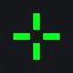 good green custom crosshair
