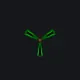 GREEN HIP TO BLUE RANGE green custom crosshair