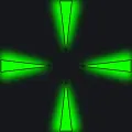 green pink cross animated definition green custom crosshair