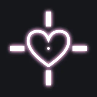 heart crosshair