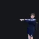 Liam pointing blue custom crosshair