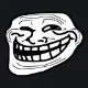 Mini Meme Face white custom crosshair