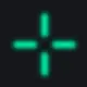 pubg green custom crosshair