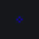 rainbow cross blue custom crosshair