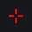 red crosshair