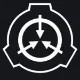 SCP Foundation logo white custom crosshair