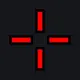 simple corsshair red custom crosshair