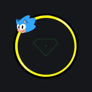 Sonic yellow custom crosshair