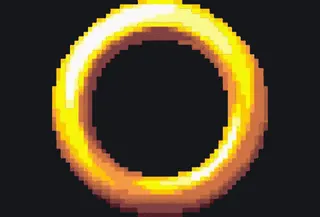 Sonic Ring - Transparent & animated animated custom crosshair