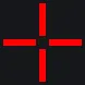 test red custom crosshair