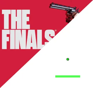 The Finals 中型AKM准星[带弹药&后坐力指示] white custom crosshair