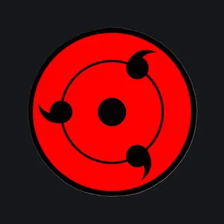 Three Tomoe Sharingan red custom crosshair