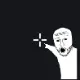 WOAH, OVER THERE white custom crosshair
