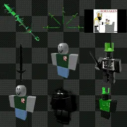 1x1x1x1 forsaken roblox mouse cursor