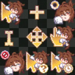 Agnes Tachyon animated mouse cursor