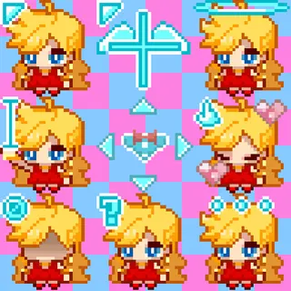Anarchy Sisters animated mouse cursor
