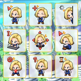 Android 18 - Dragon Ball Cursor