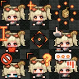 Burnice white (ZZZ) animated mouse cursor