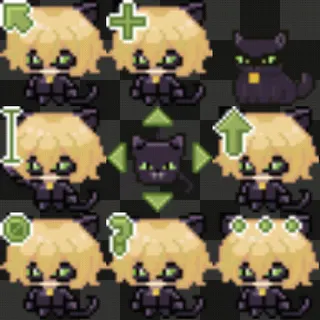 cat noir ₍^. .^₎⟆ animated mouse cursor