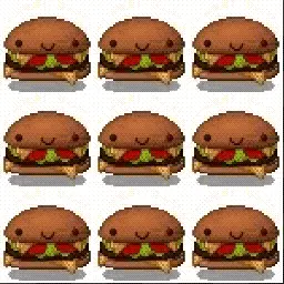 CHEESE-BURGER animated mouse cursor