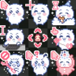 Chiikawa animated mouse cursor