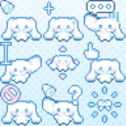 Cinnamoroll animated mouse cursor