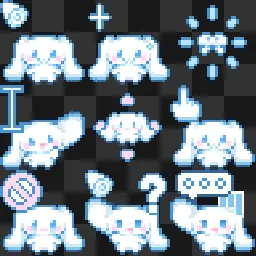 Cinnamoroll animated mouse cursor