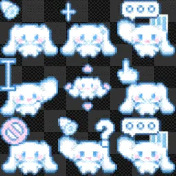 Cinnamoroll Anime GIF animated mouse cursor