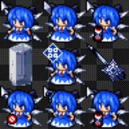 Cirno⑨ animated mouse cursor