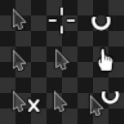 Crystal Clear animated mouse cursor