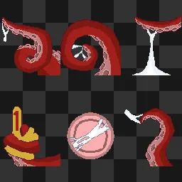 Curious octopus mouse cursor