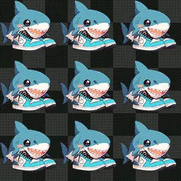 Cute Tralalero Tralala Brainrot Meme Animated animated mouse cursor