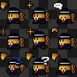 CyberBomb (my oc) animated mouse cursor