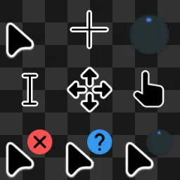 Dark v2 animated mouse cursor