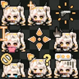 Desert Eagle | Girls Frontline [Animated] animated mouse cursor