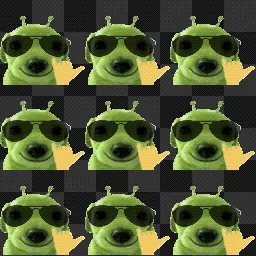 Dog Green animated mouse cursor