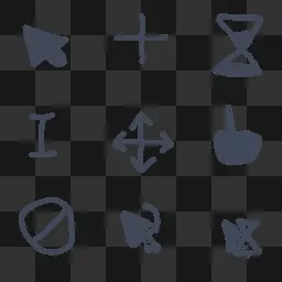 Doodle mouse cursor