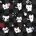 Doodle Cat animated mouse cursor