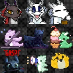 Dragons animated mouse cursor