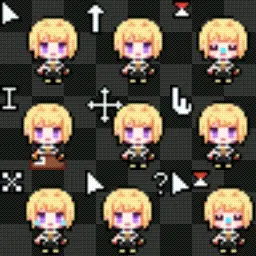 Evelyn Chevalier animated mouse cursor