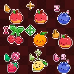 Fruity animated mouse cursor