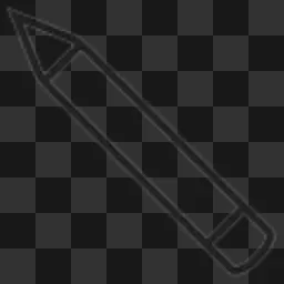 Full Black Pen Thick Drawing .0 animated mouse cursor