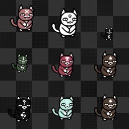 gambitgambitgambit (mewgenics) animated mouse cursor