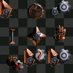Geared Copper animated mouse cursor
